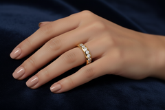 Radiant Row Eternity Band