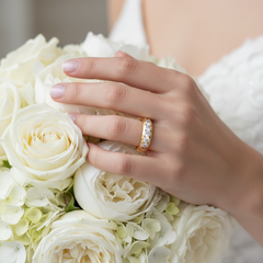 Radiant Row Eternity Band