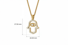 Load image into Gallery viewer, Modern Diamond Hamsa Hand