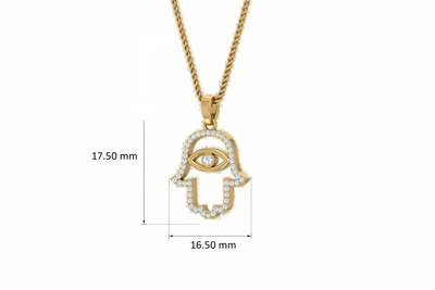 Modern Diamond Hamsa Hand