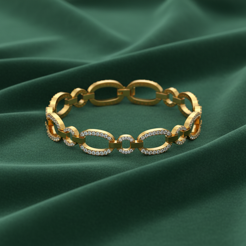 Messika-Inspired Move Link Diamond Bracelet