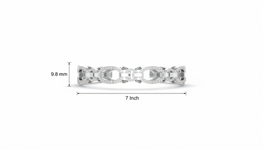Messika-Inspired Move Link Diamond Bracelet