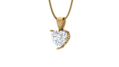 One cttw Heart Shape Lab Grown Diamond