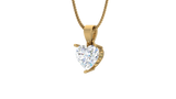 One cttw Heart Shape Lab Grown Diamond