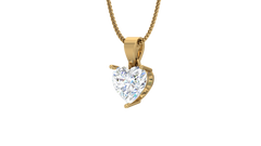 One cttw Heart Shape Lab Grown Diamond