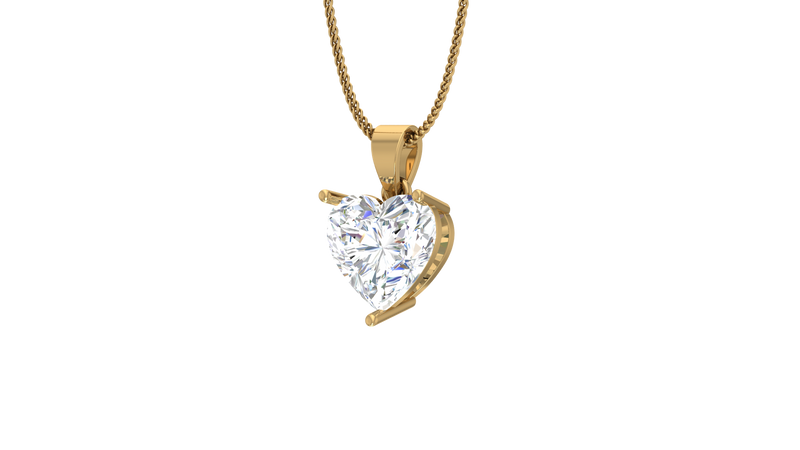IGI cert. Two cttw Heart Shape Lab Grown Diamond