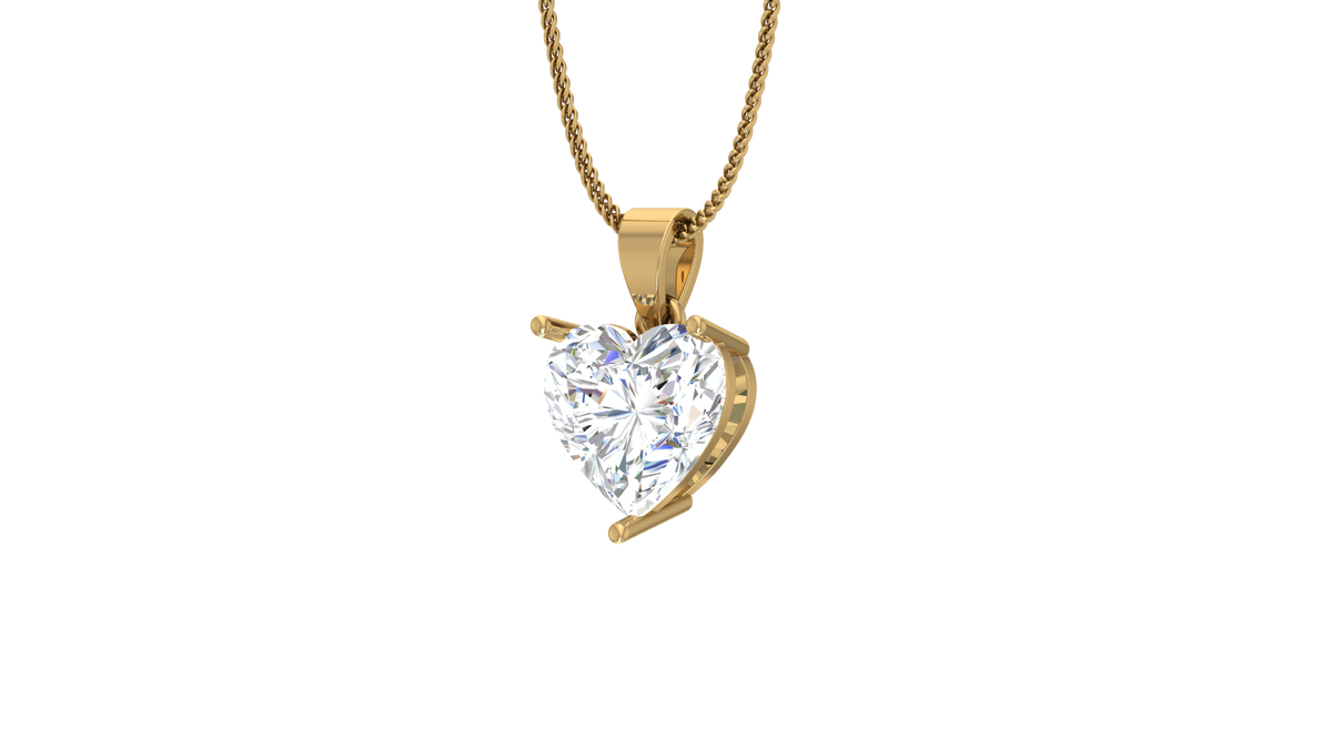 IGI cert. Two cttw Heart Shape Lab Grown Diamond