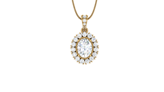 Approx One Half cttw Center Lab Grown Diamond