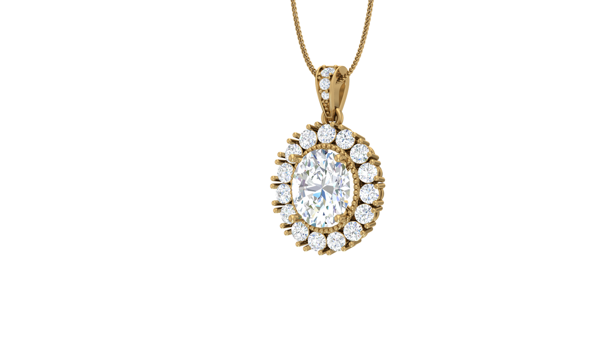 Three cttw Center Diamond
