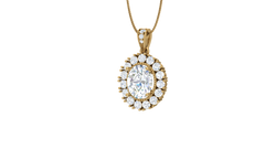 Three cttw Center Diamond