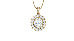 Three cttw Center Diamond