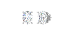 Two cttw Oval Lab Grown Diamond