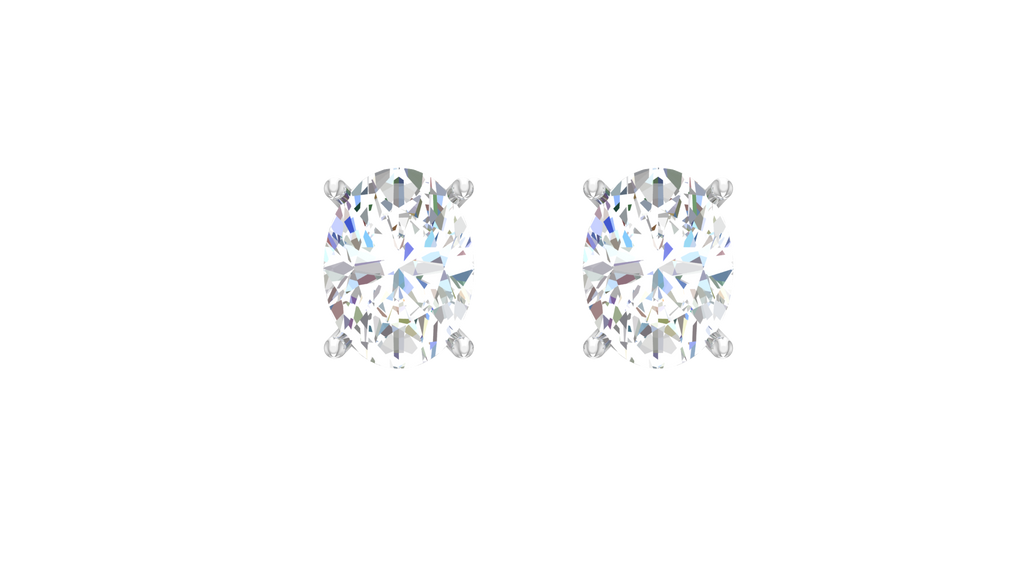 Two Cart Oval Lab Grown Diamond