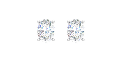 Two cttw Oval Lab Grown Diamond