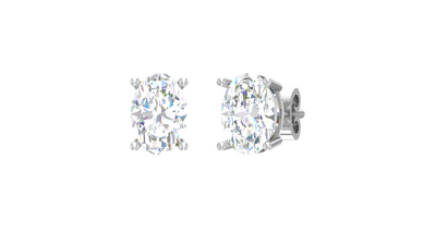 One cttw Oval Lab Grown Diamond
