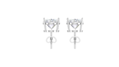 Three cttw Oval Lab Grown Diamond