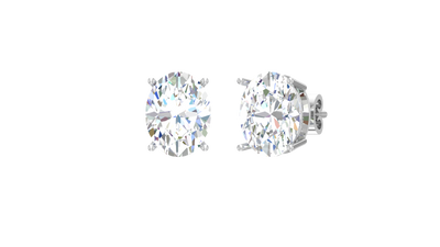 Three cttw Oval Lab Grown Diamond