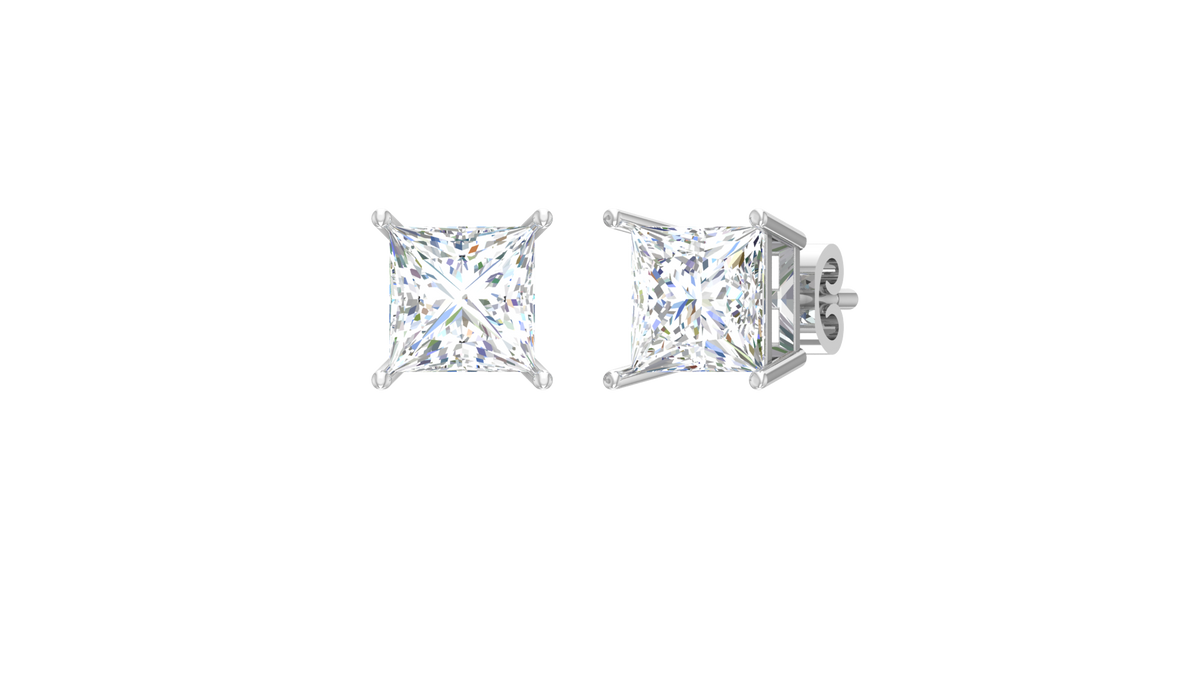 Two cttw Princess Lab Grown Diamond
