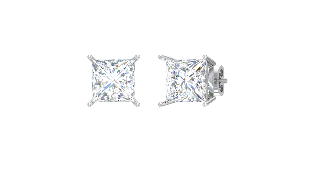 Three Cart Princess Lab Grown Diamond