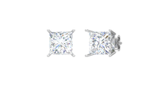 Three cttw Princess Lab Grown Diamond
