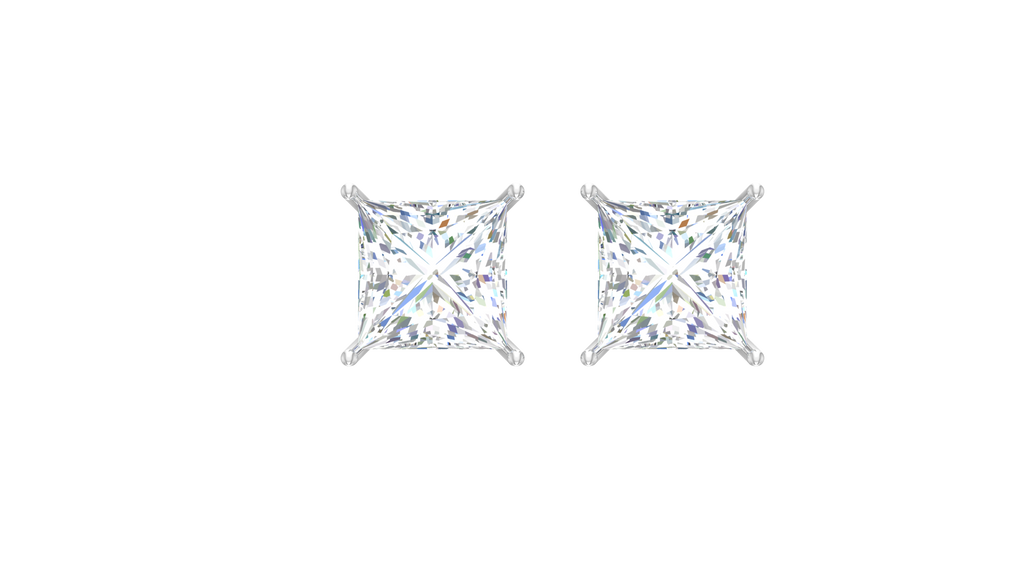 Three Cart Princess Lab Grown Diamond