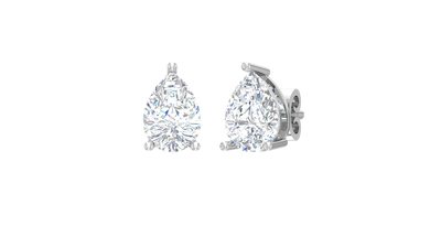 One cttw Pear Lab Grown Diamond