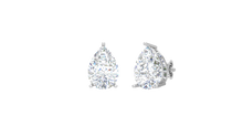 Load image into Gallery viewer, Three Cart Pear Lab Grown Diamond