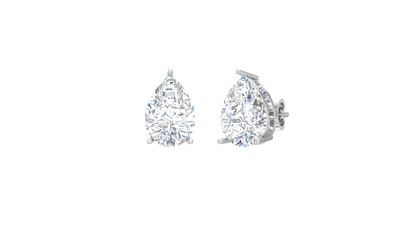 Three cttw Pear Lab Grown Diamond