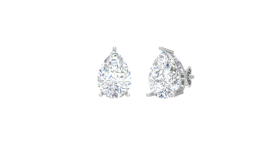 Three cttw Pear Lab Grown Diamond