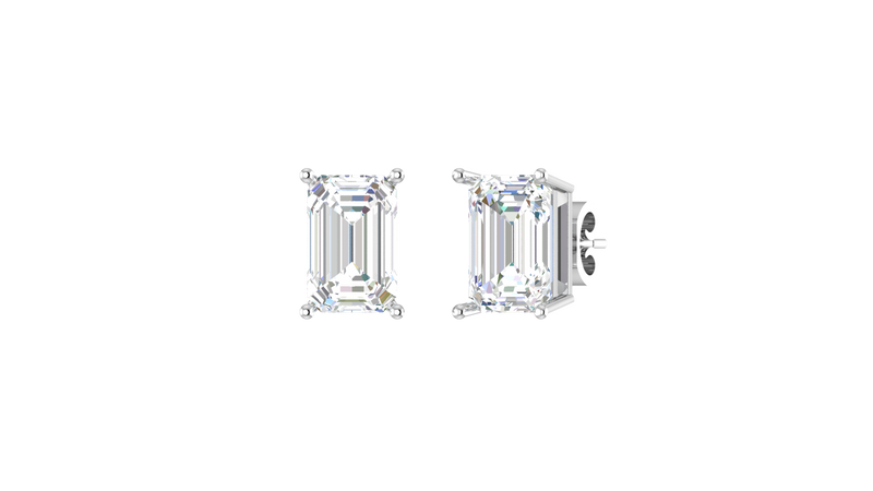 One cttw Emerald Lab Grown Diamond