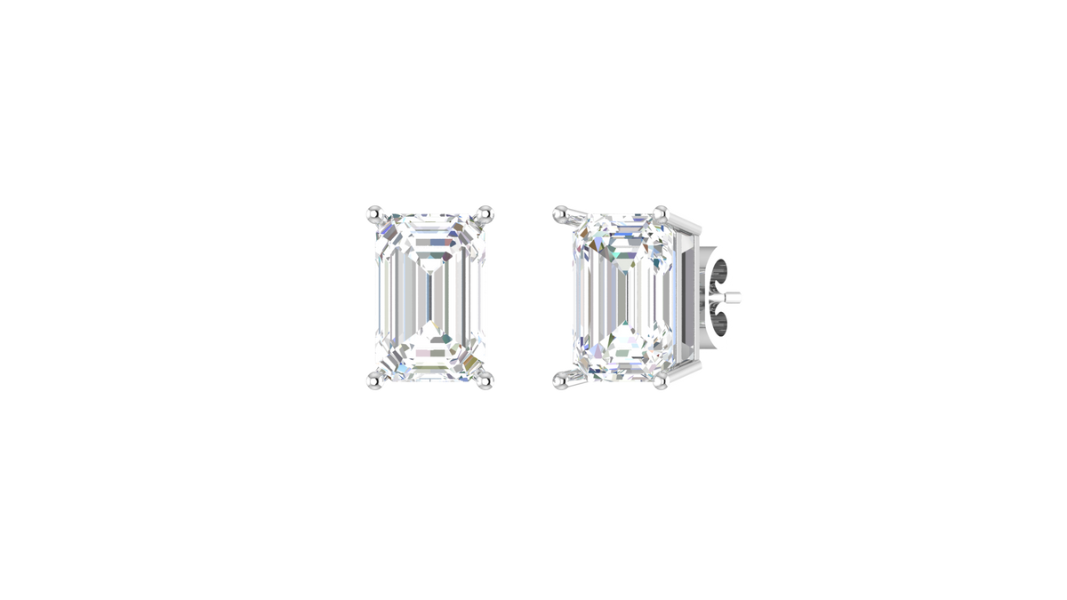 One cttw Emerald Lab Grown Diamond