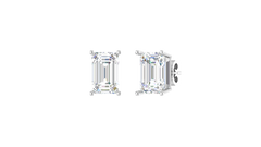 One cttw Emerald Lab Grown Diamond
