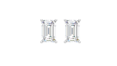 One cttw Emerald Lab Grown Diamond