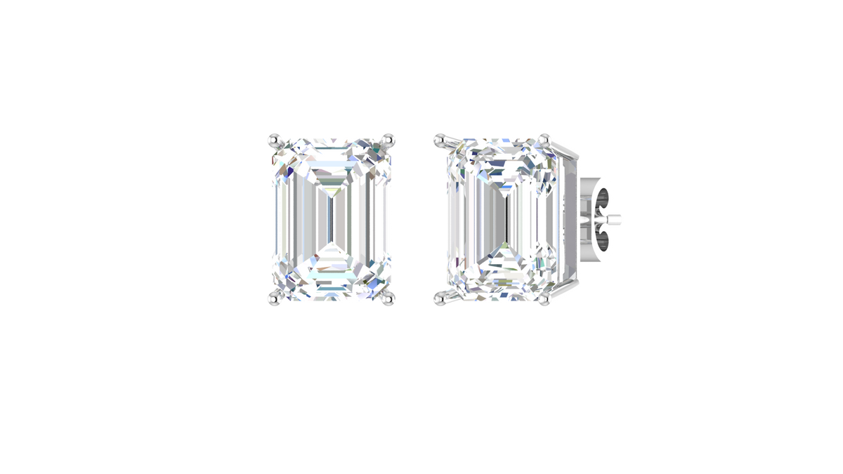 Two cttw Emerald Lab Grown Diamond
