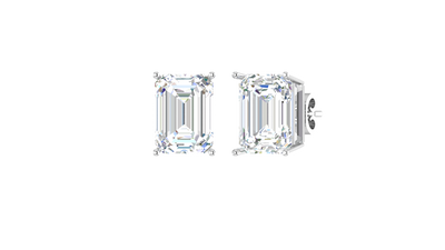 Three cttw Emerald Lab Grown Diamond