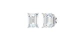 Three cttw Emerald Lab Grown Diamond