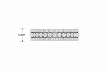 Load image into Gallery viewer, Tripartite Parallel Rail Diamond Three Row Footprint Architectural