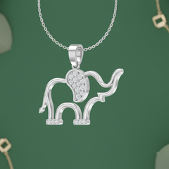 Premium Natural Diamond Elephant