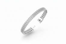 Load image into Gallery viewer, Raised Cuban Link Diamond Bracelet