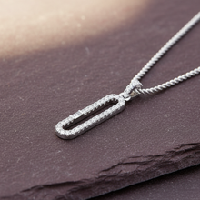 Load image into Gallery viewer, Baguette &amp; Round Paperclip Style Diamond