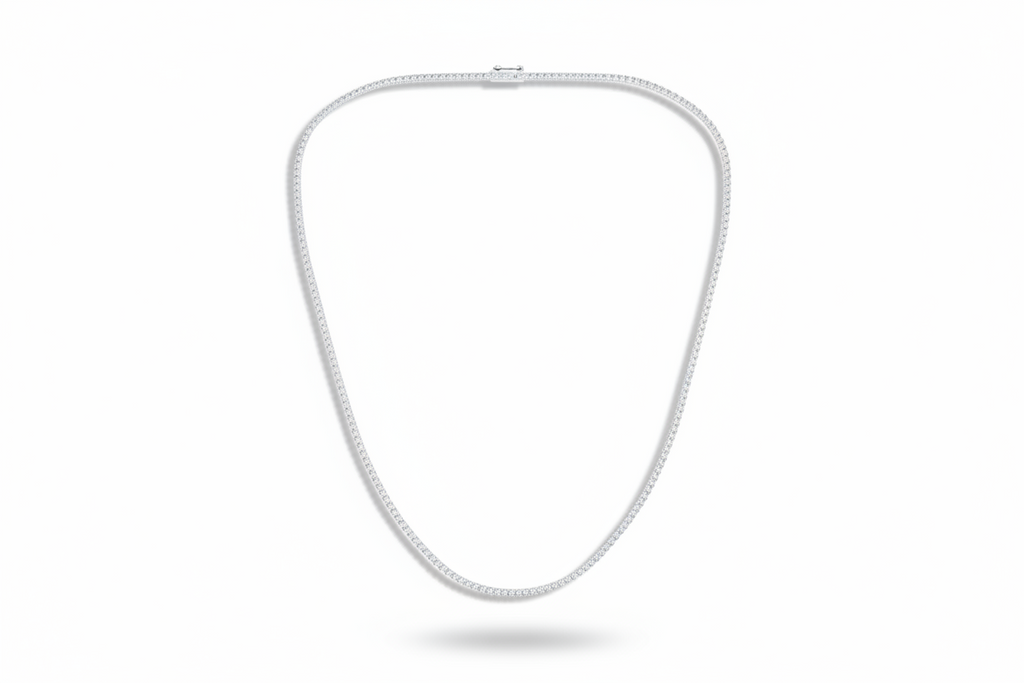 The Eternal Spark Diamond Tennis Necklace
