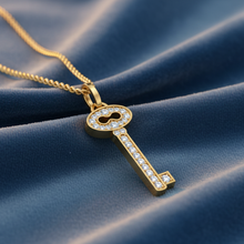 Load image into Gallery viewer, Modern Natural Diamond Skeleton Key