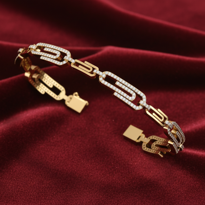 Oval Link Diamond Chain Radiance