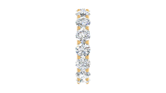 Round Brilliant Full Eternity Shared Prong Lab Grown Diamond Band