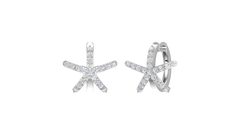 Starfish Huggie Earrings