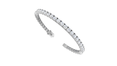 Classic Prongs Round-Cut Diamond Bracelet