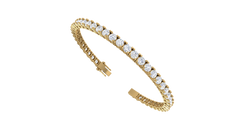 Classic Prongs Round-Cut Diamond Bracelet