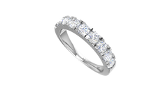 Aria 9-Stone Diamond Stacking Ring