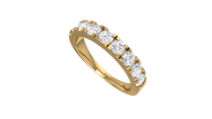 Aria 9-Stone Diamond Stacking Ring