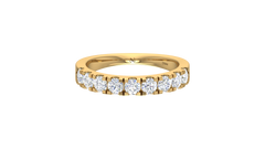 Aria 9-Stone Diamond Stacking Ring